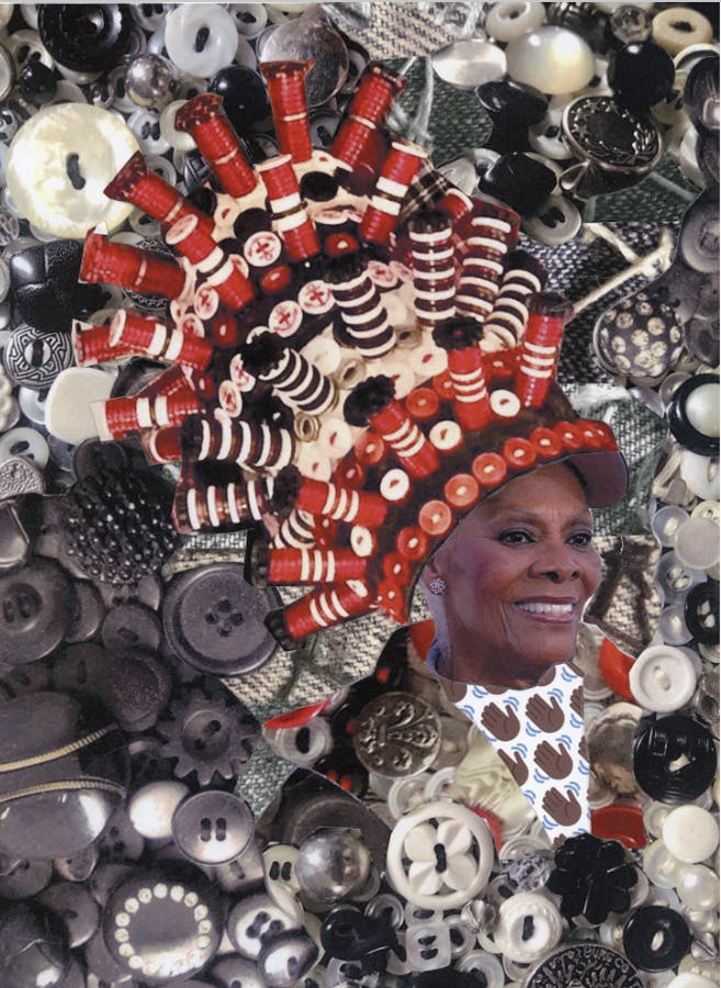 Dionne Warwick et al. posing for the camera