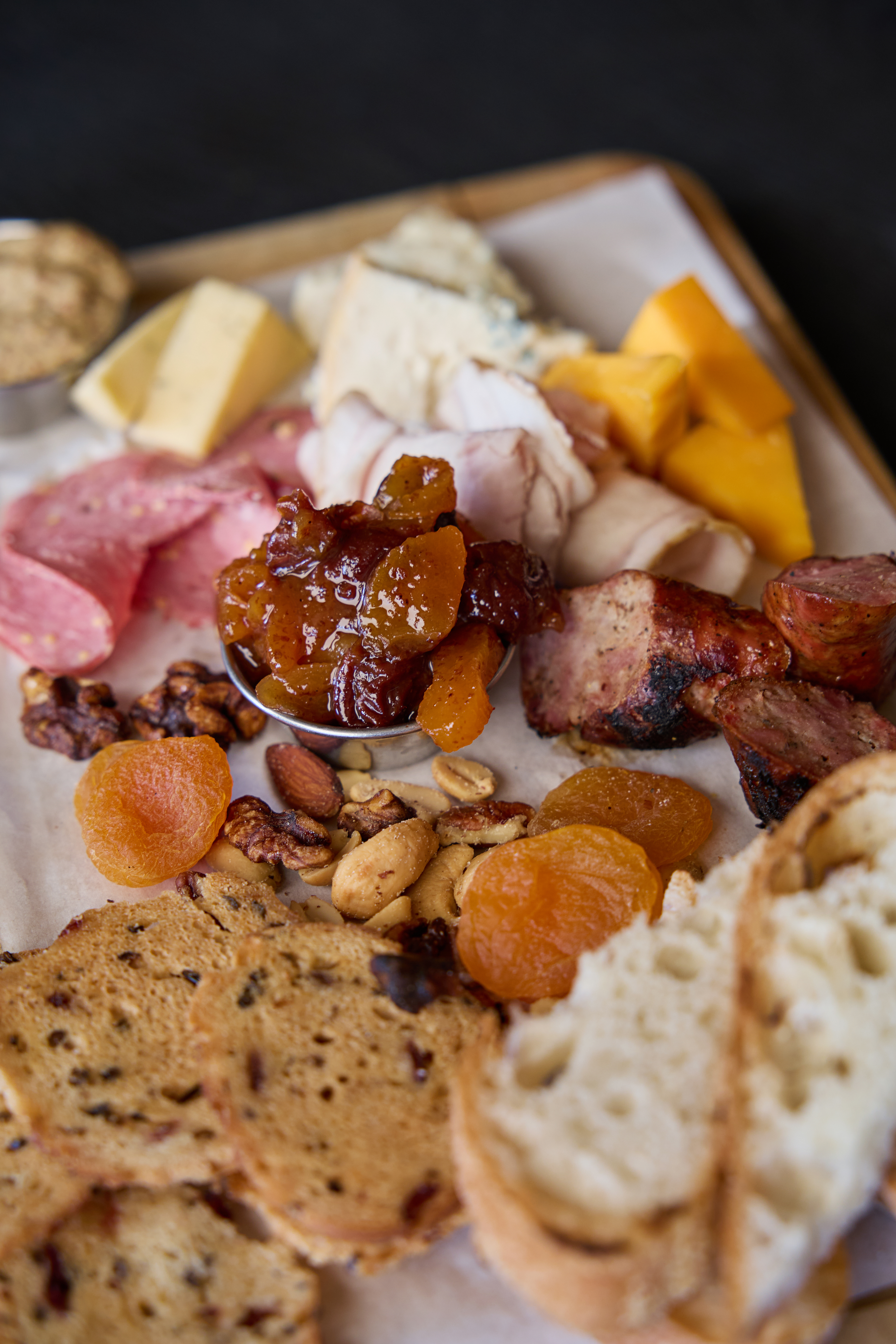a plate of food on a table