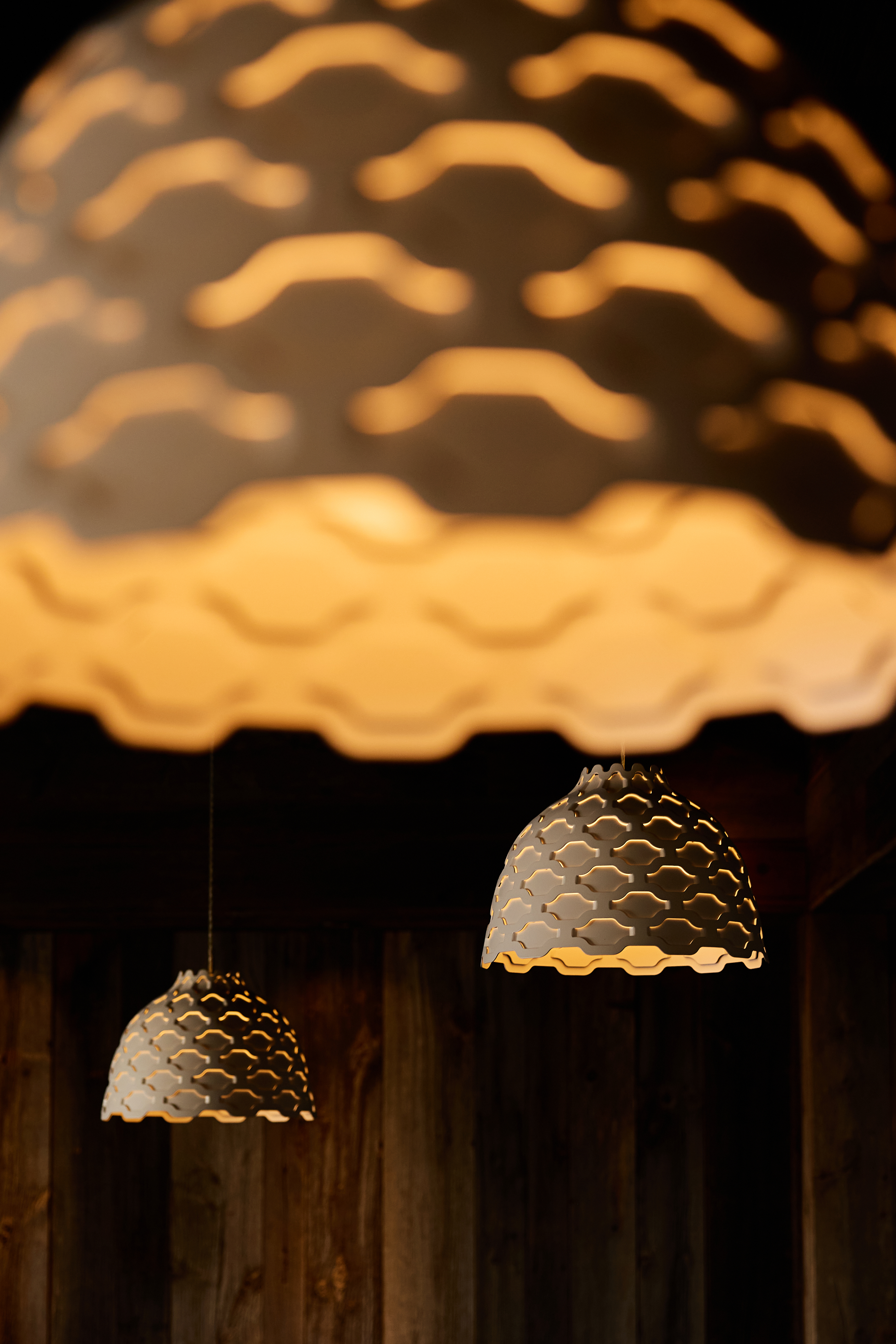 a close up of a lamp