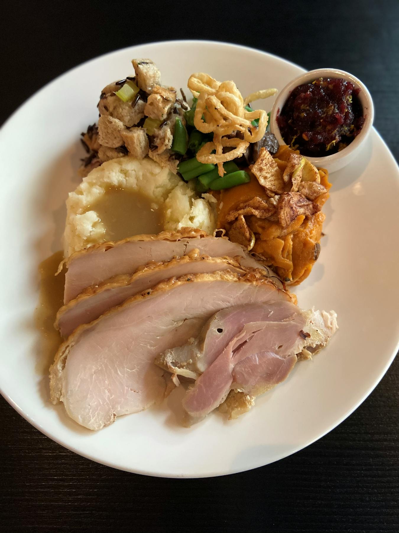 a plate of food