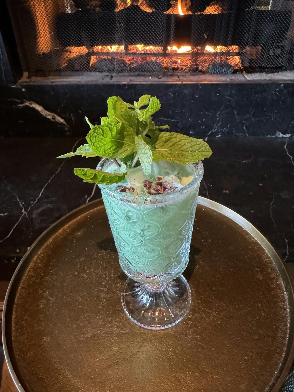 chocolate mint cocktail