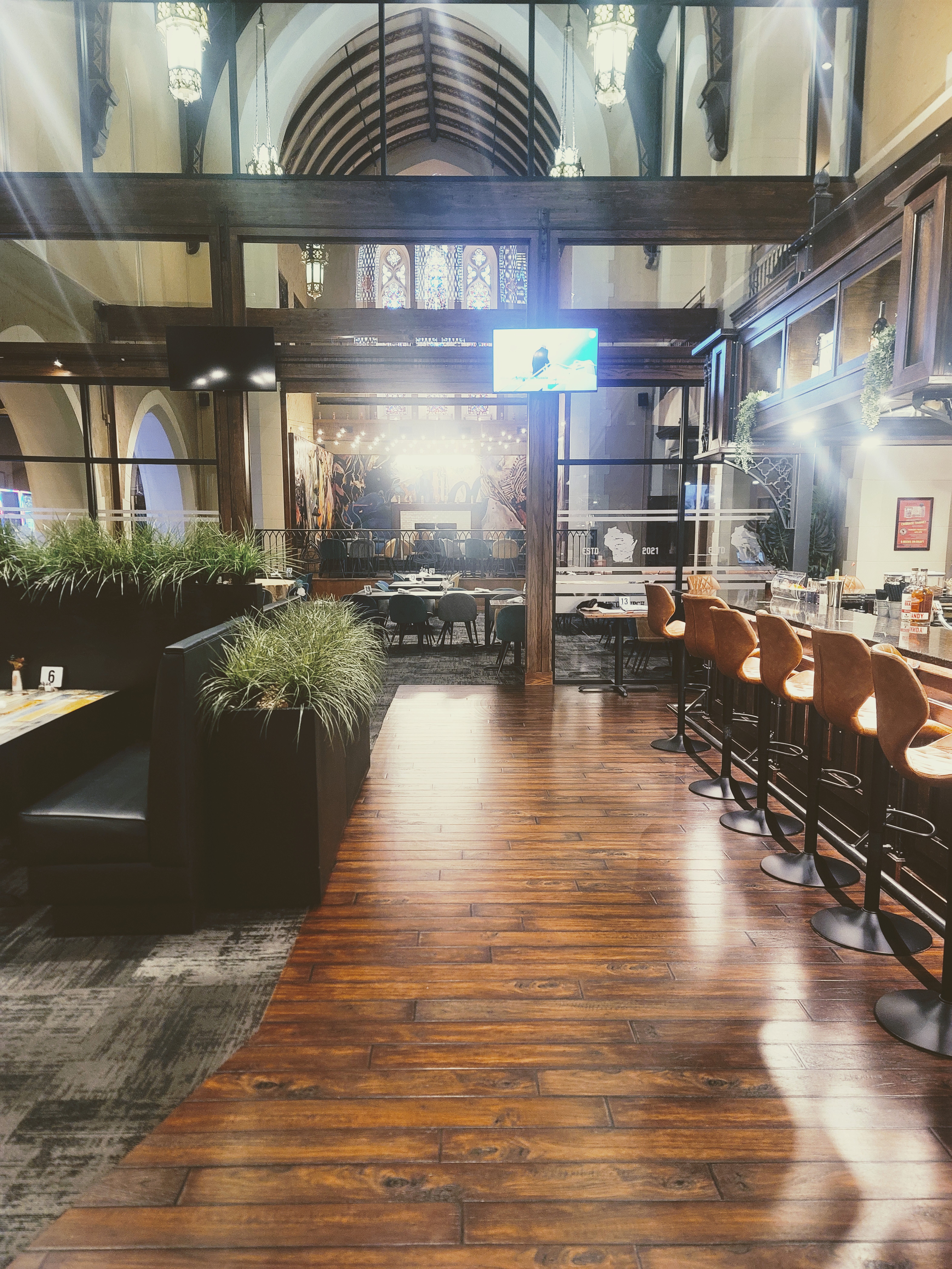a large room