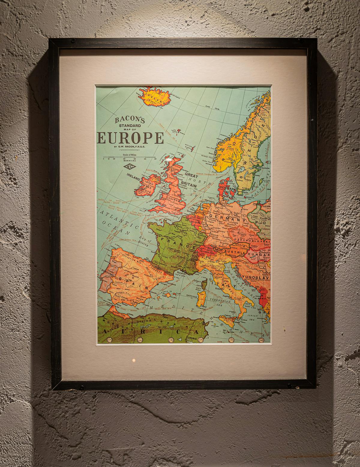 a painting on the wall