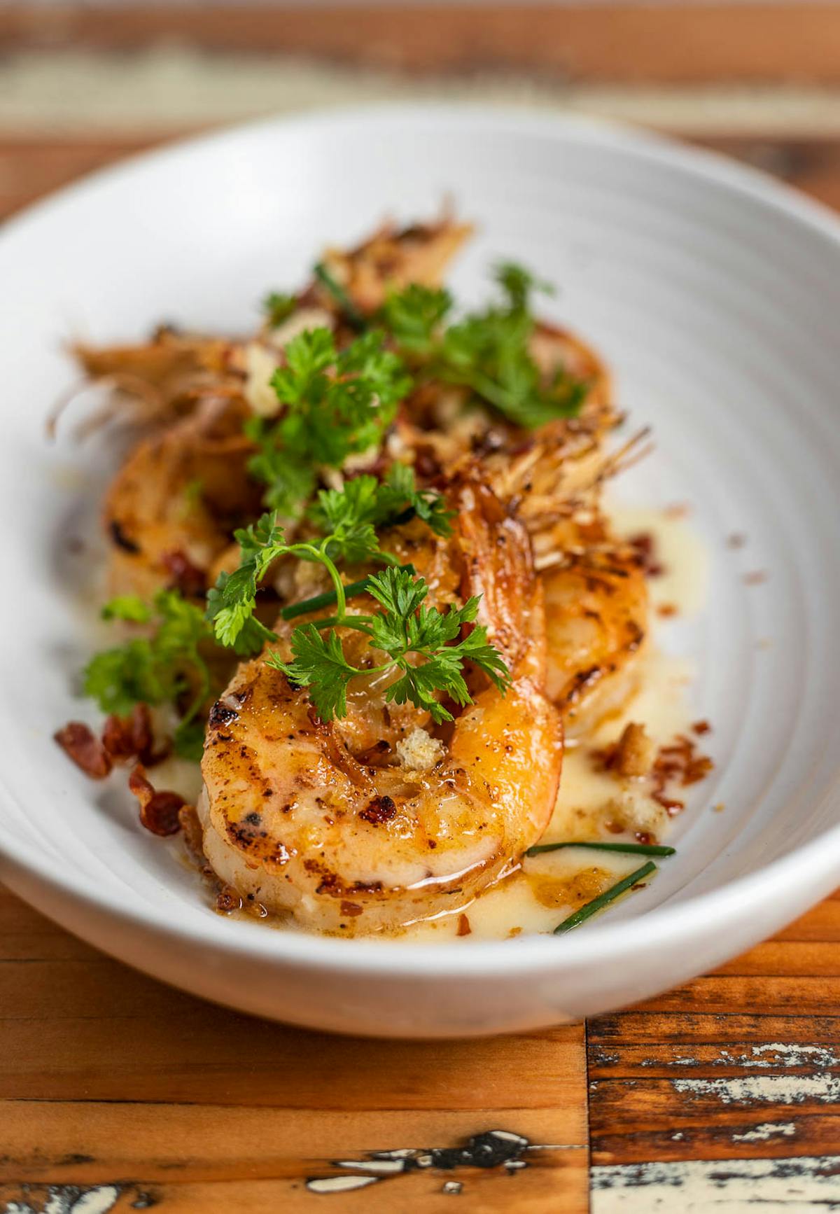 a plate of food on a table