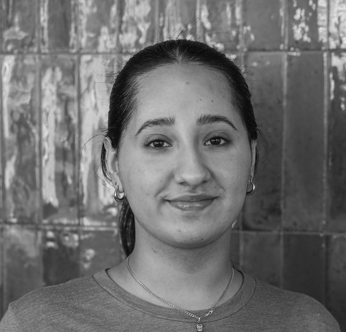 a person posing for the camera