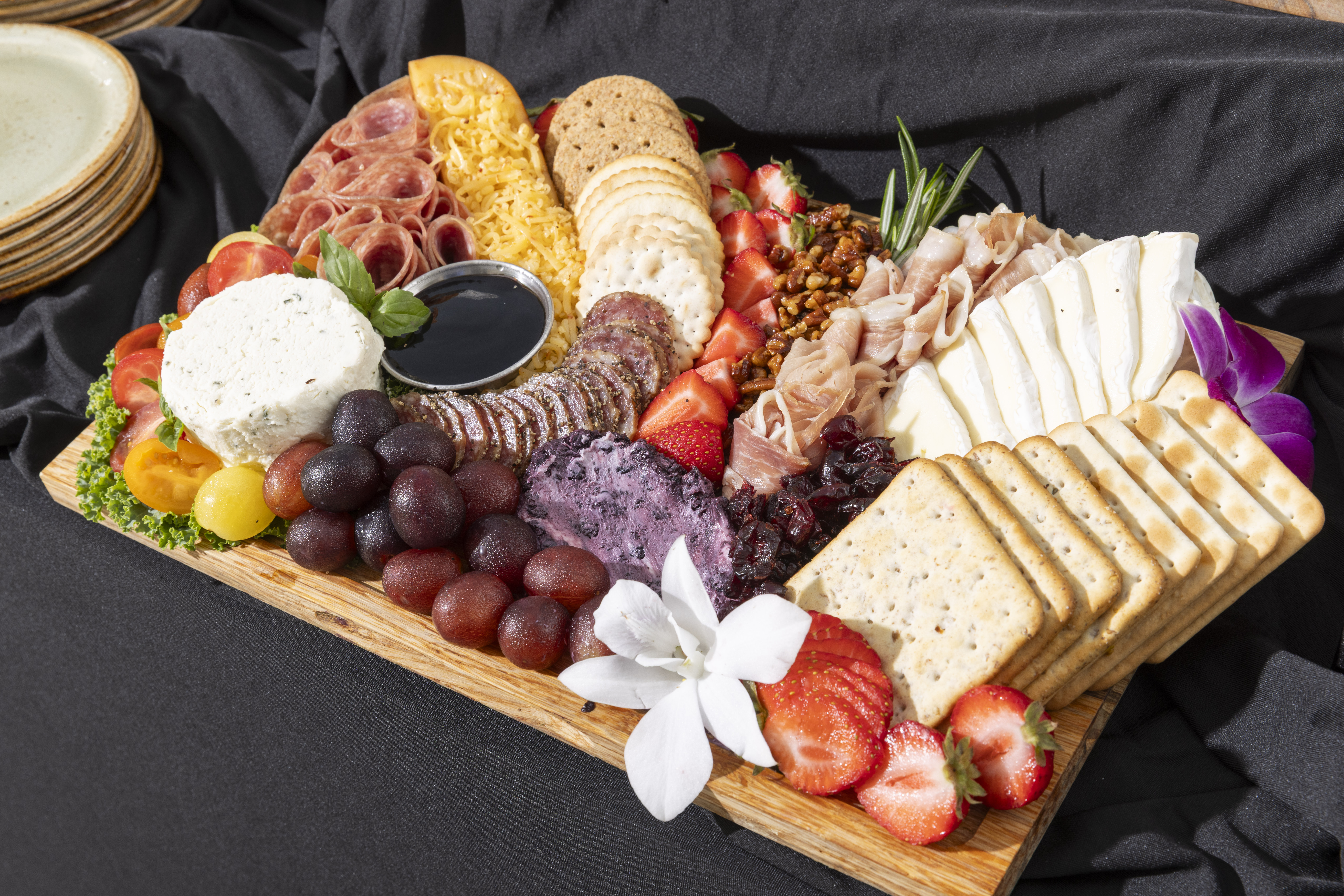 a plate of food