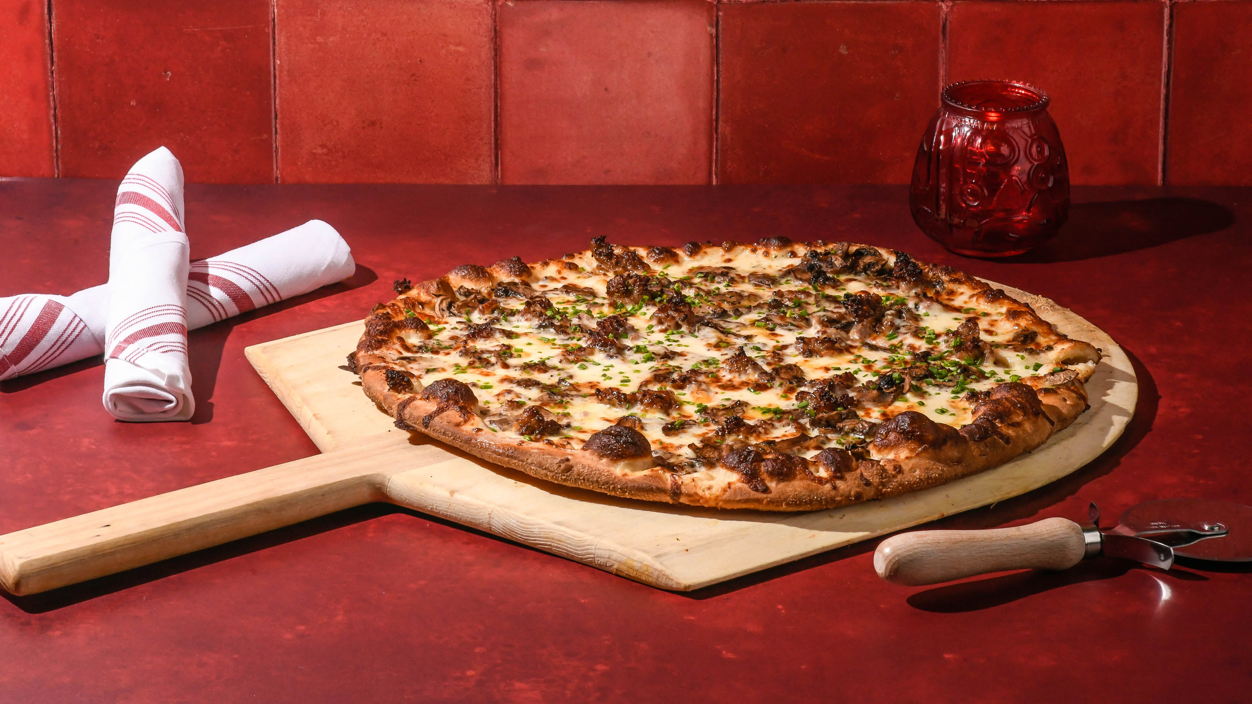 Pizza at Luigi's Pizza