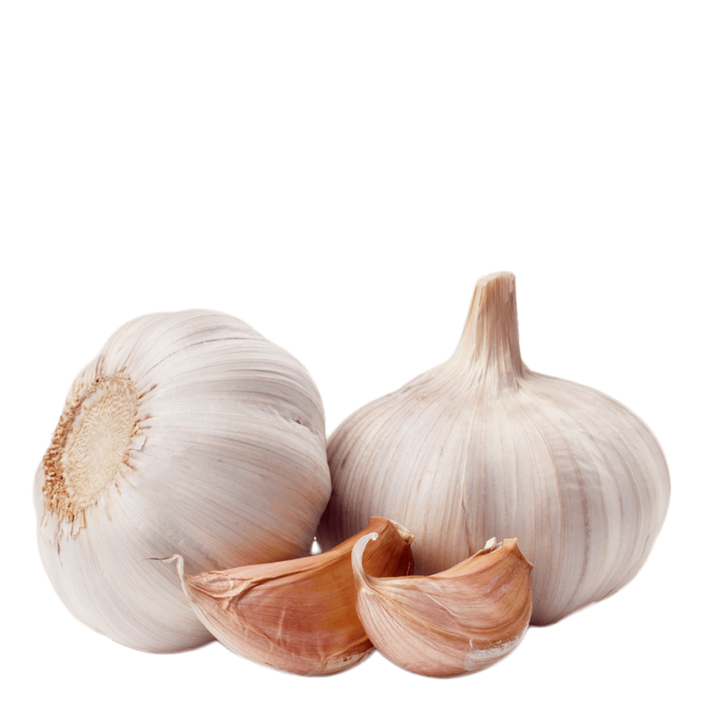 a group of garlic on a table