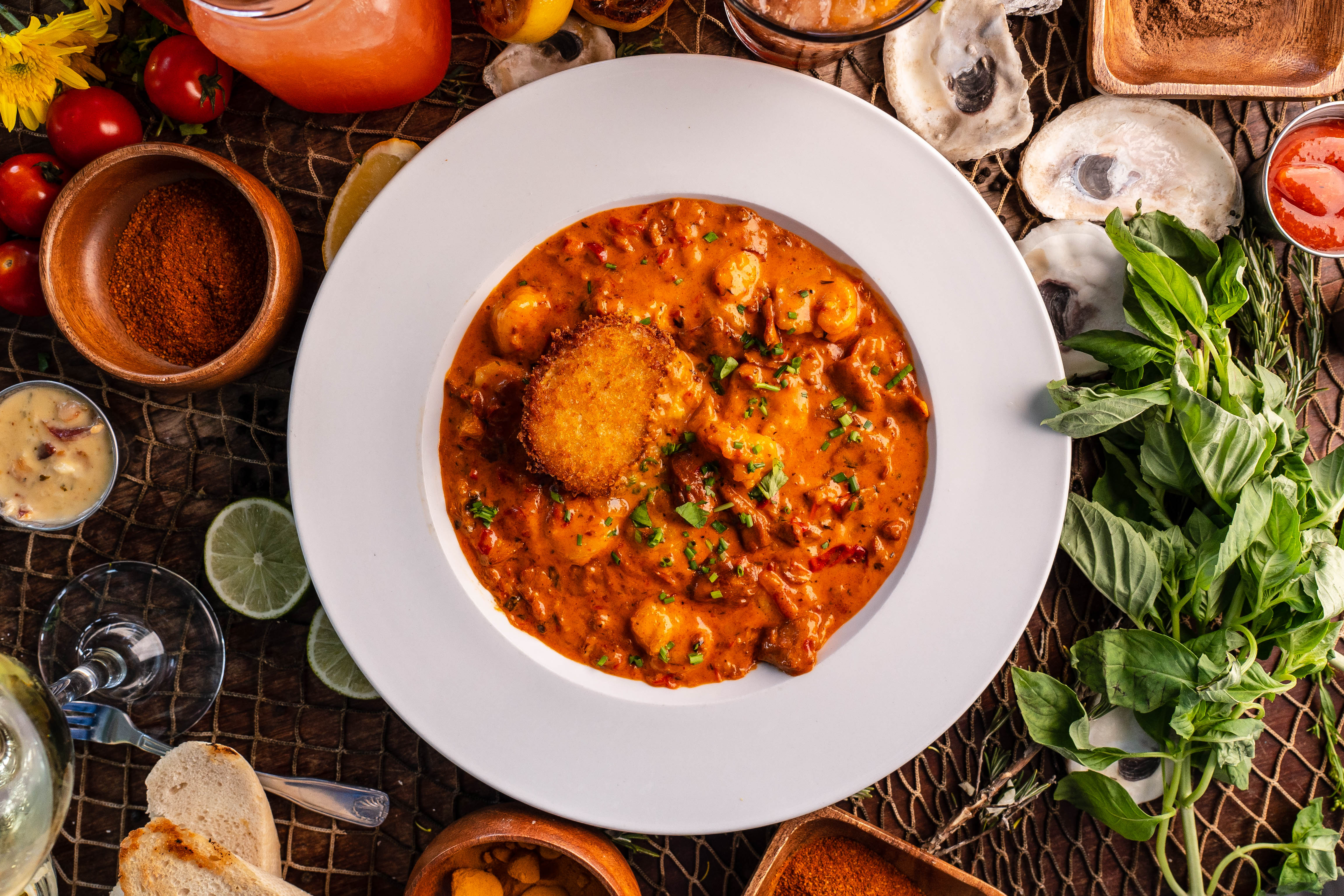 a bowl of food on a plate