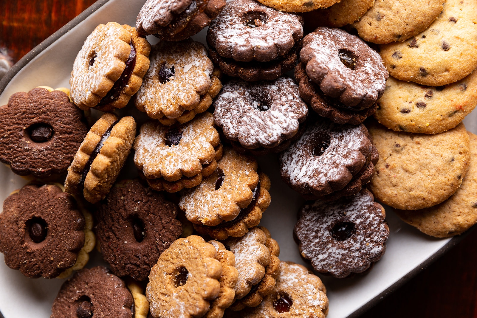 a close up of a doughnut