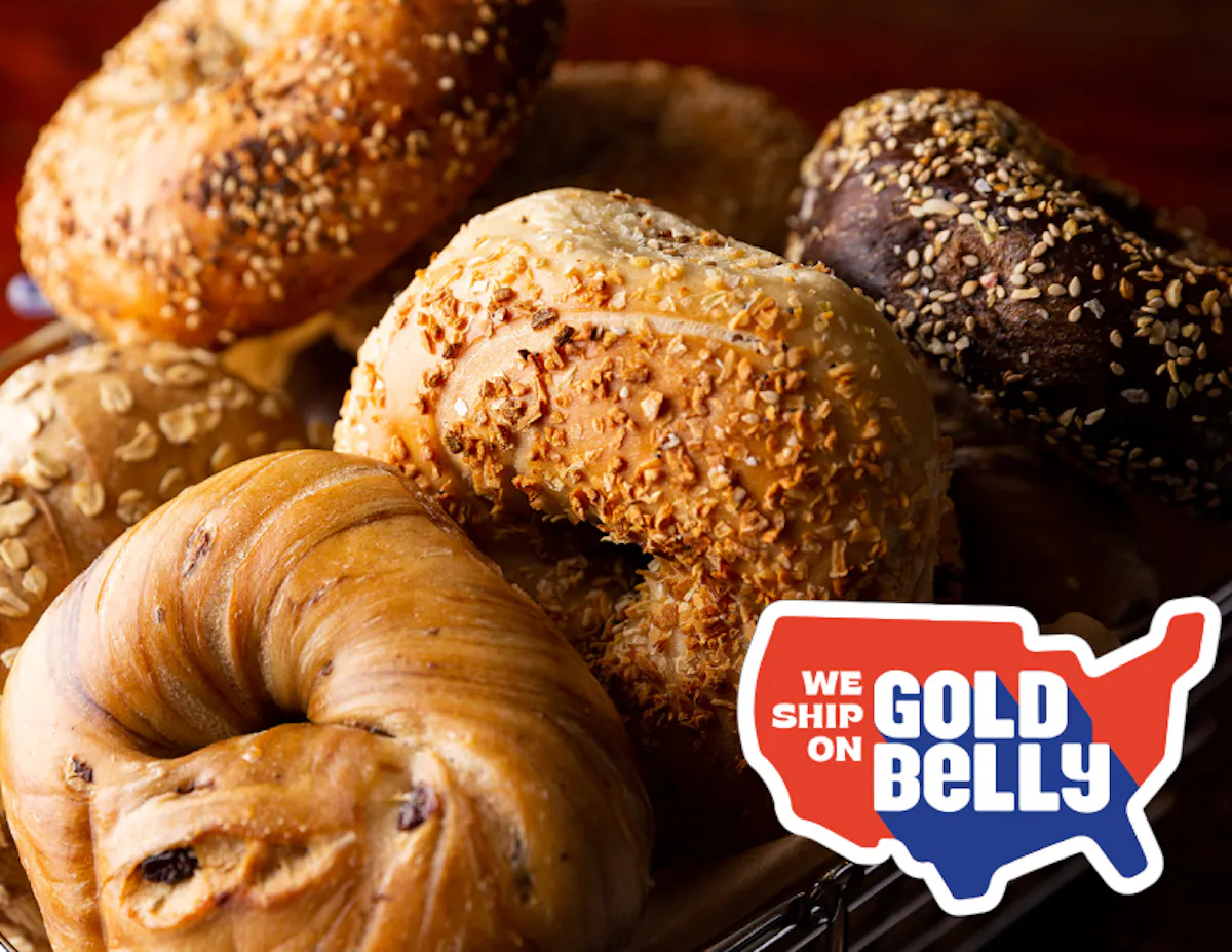 Tompkins Square Bagels assortment offered for nationwide shipping through Goldbelly