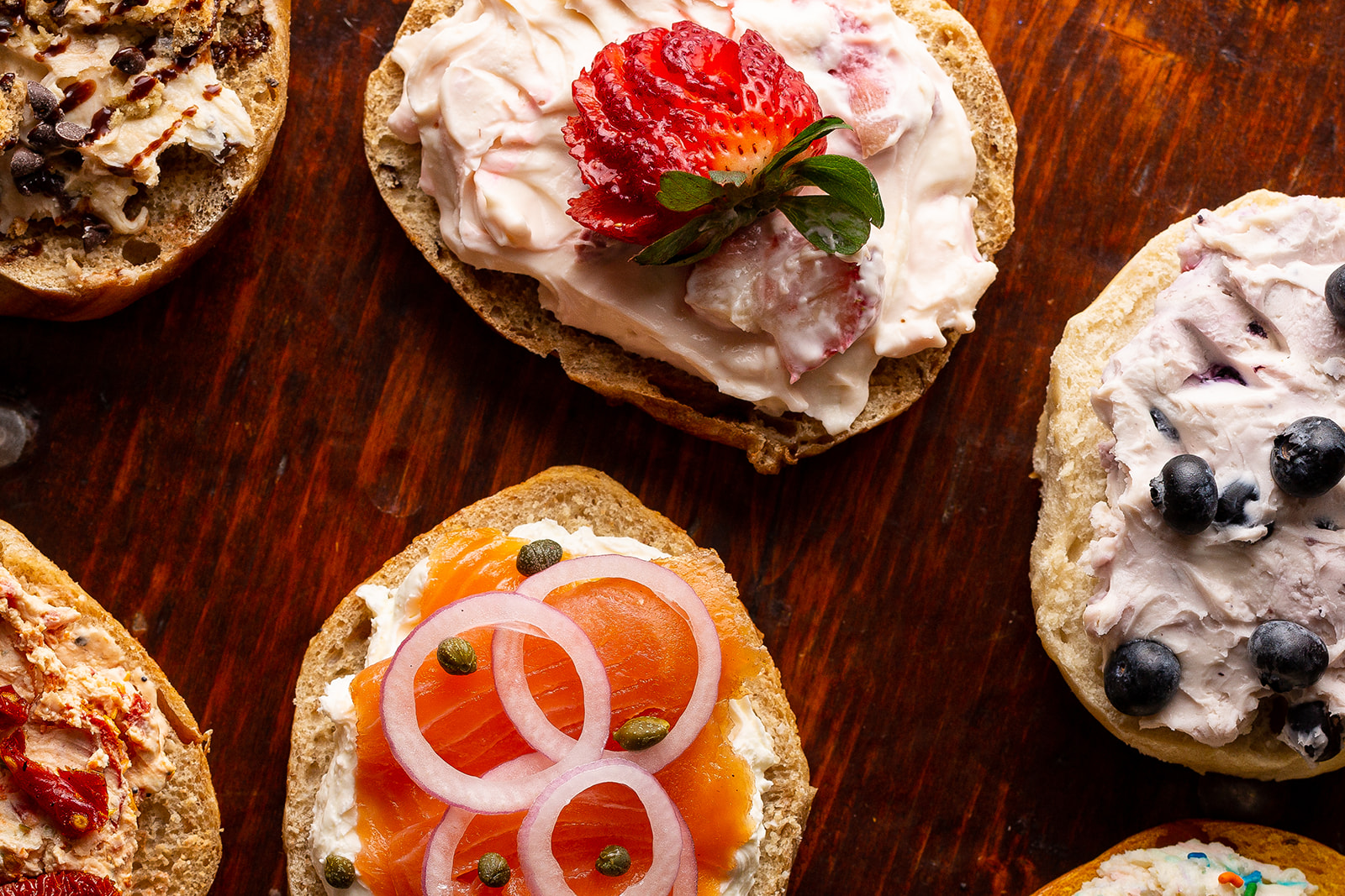 a slice of pizza sitting on top of a wooden table