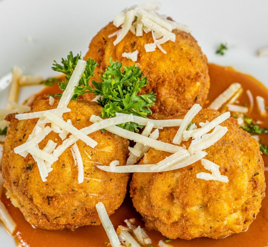 a close up of a plate of food