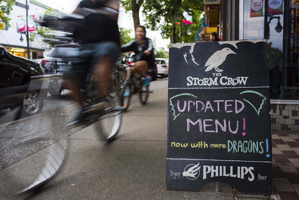 Convenient location for walking and biking to Storm Crow Tavern