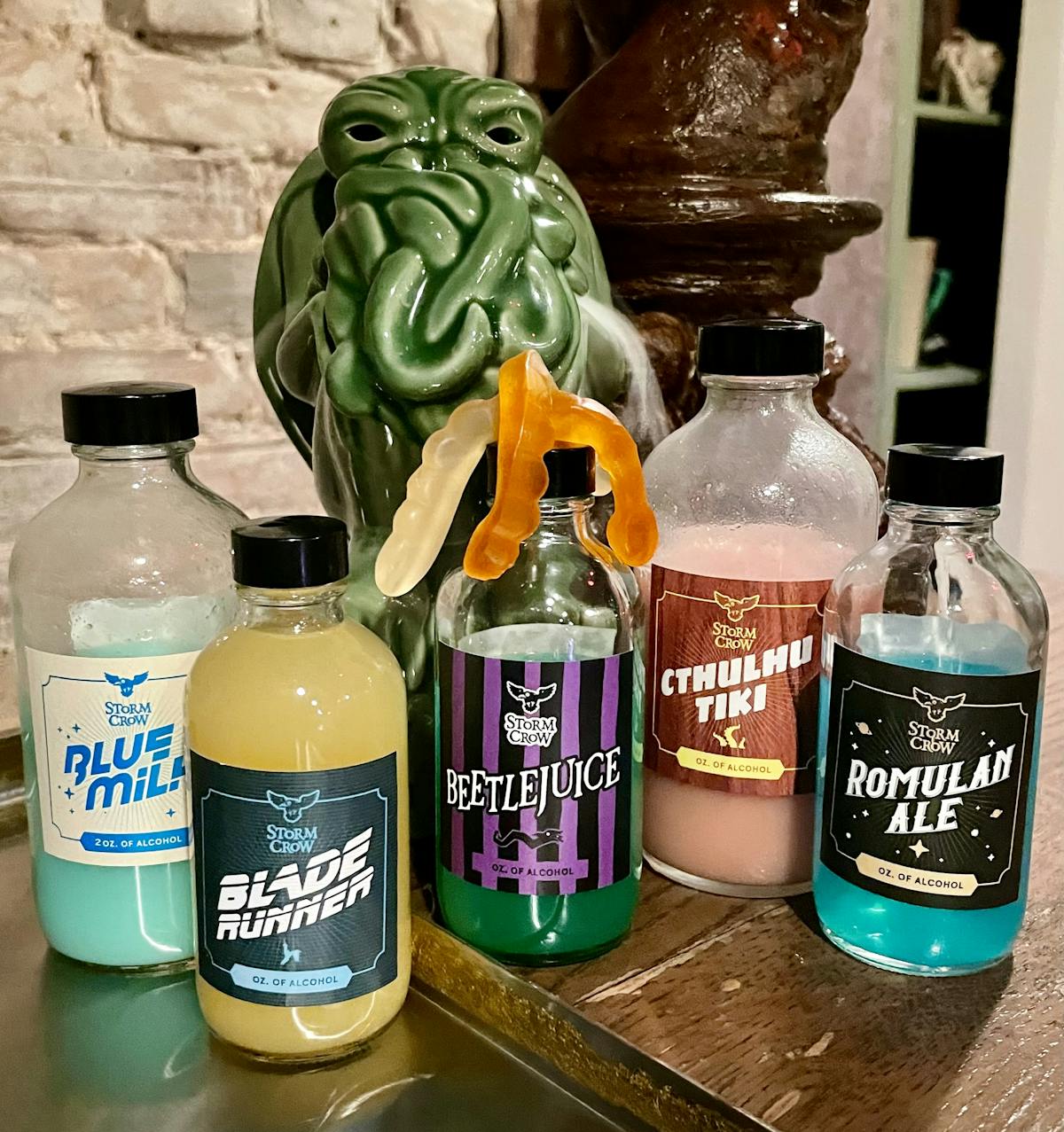 A Selection of Premixed Takeout Cocktails