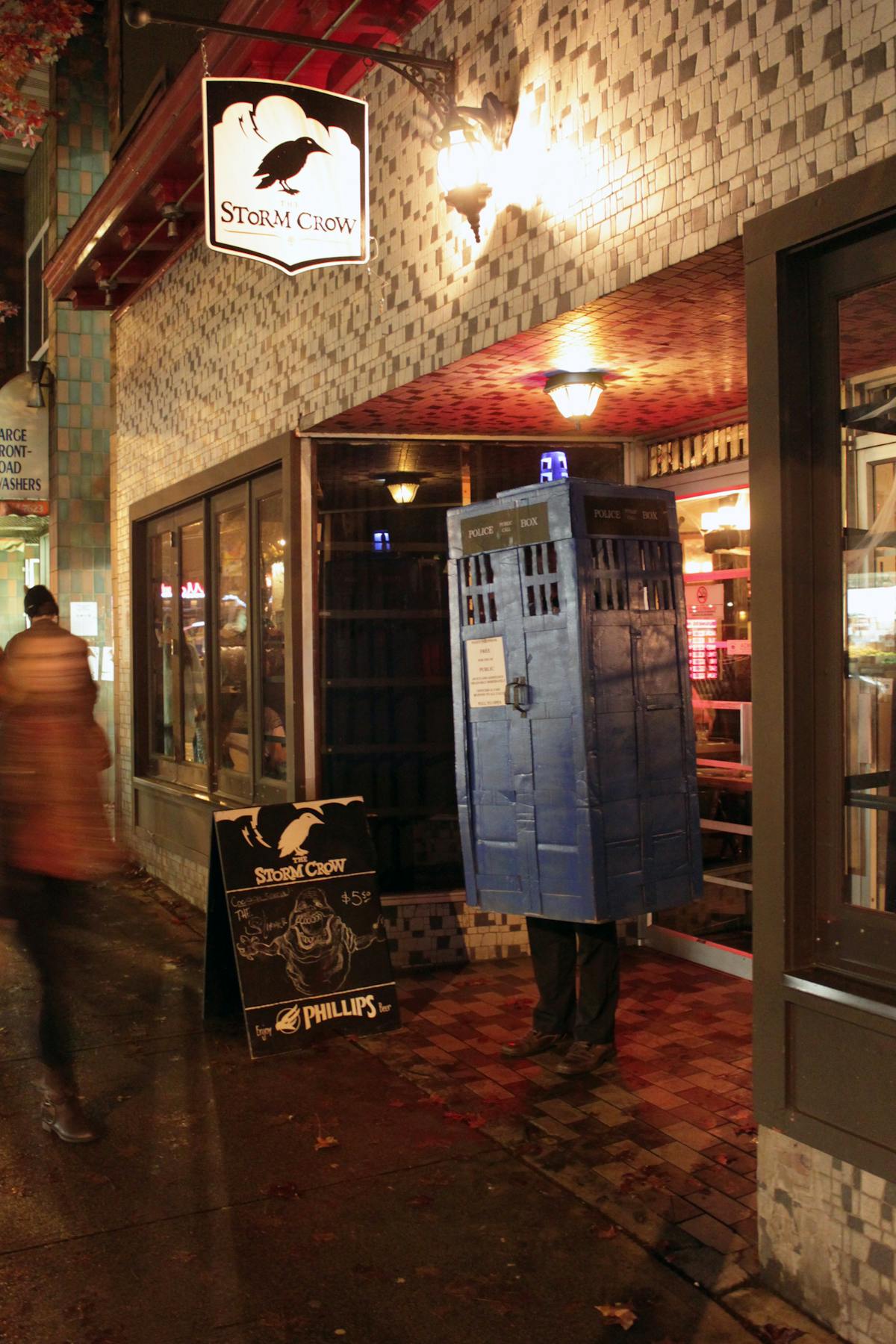 Inside the restaurant at Storm Crow Tavern