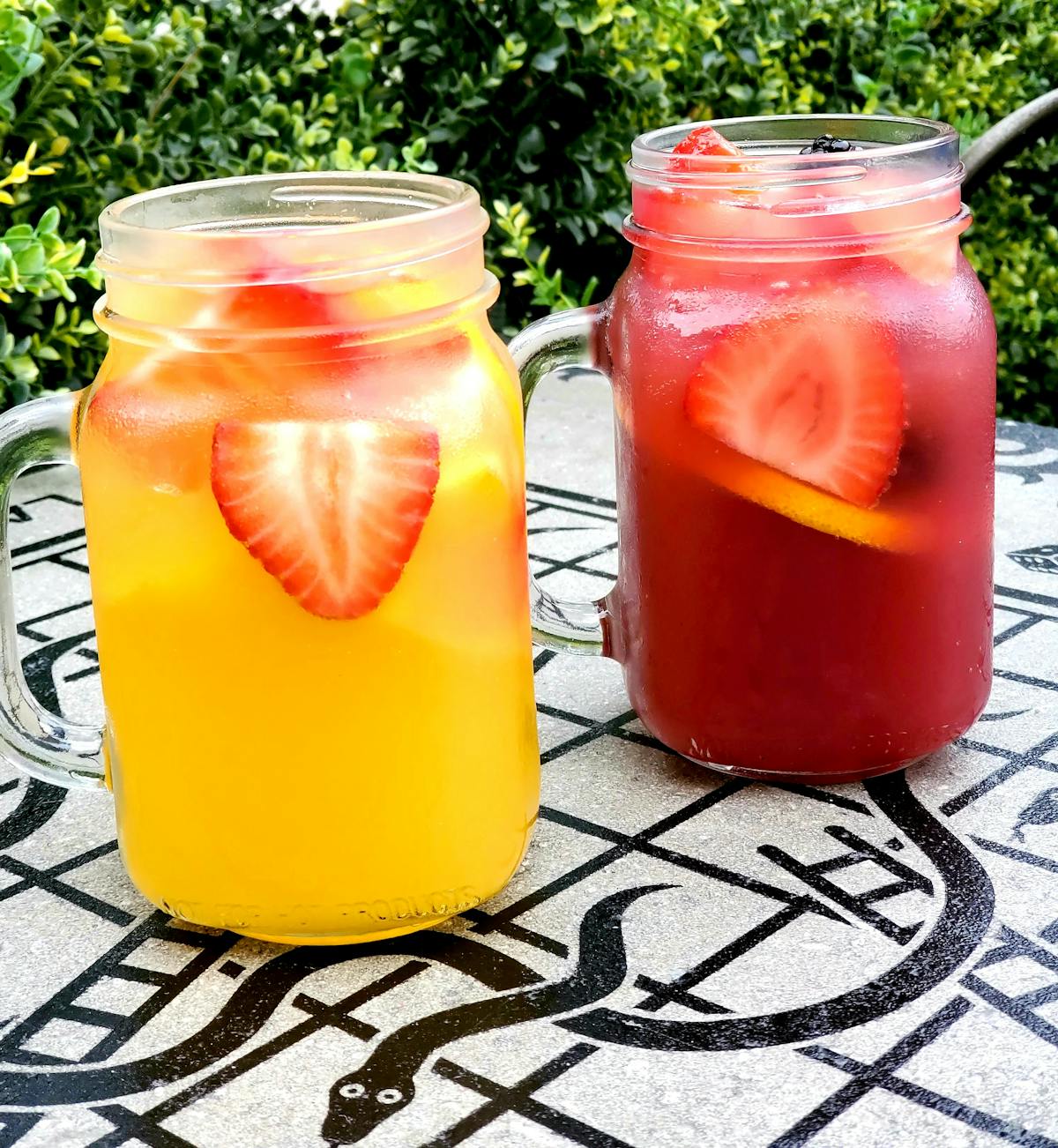 a glass of orange juice