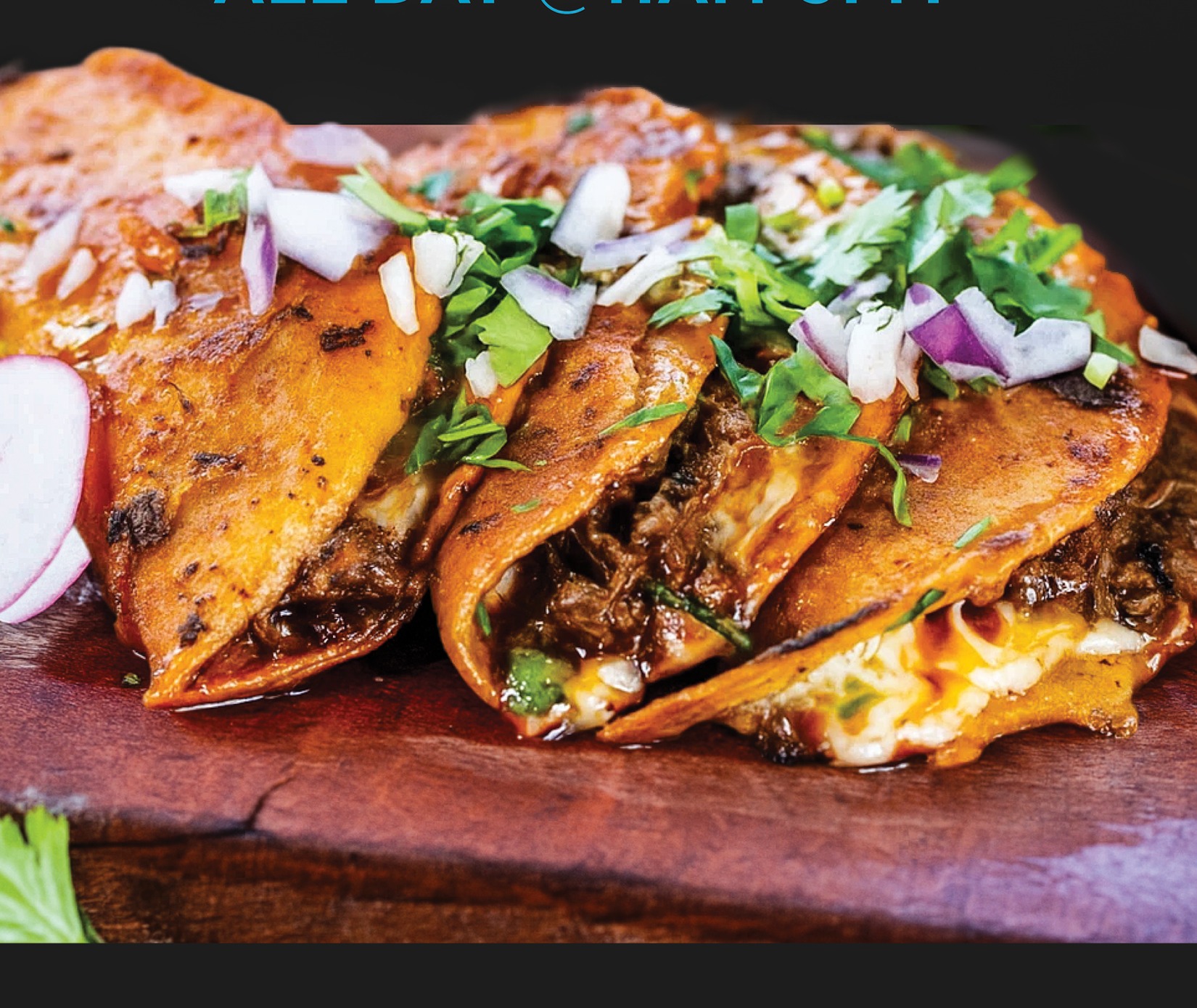 a plate of food with a slice of pizza