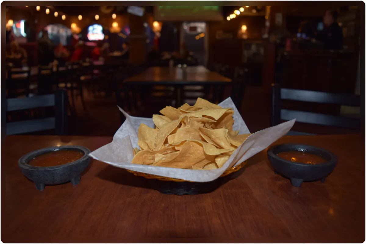 food on a table