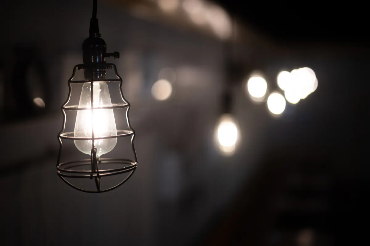 a close up of a light