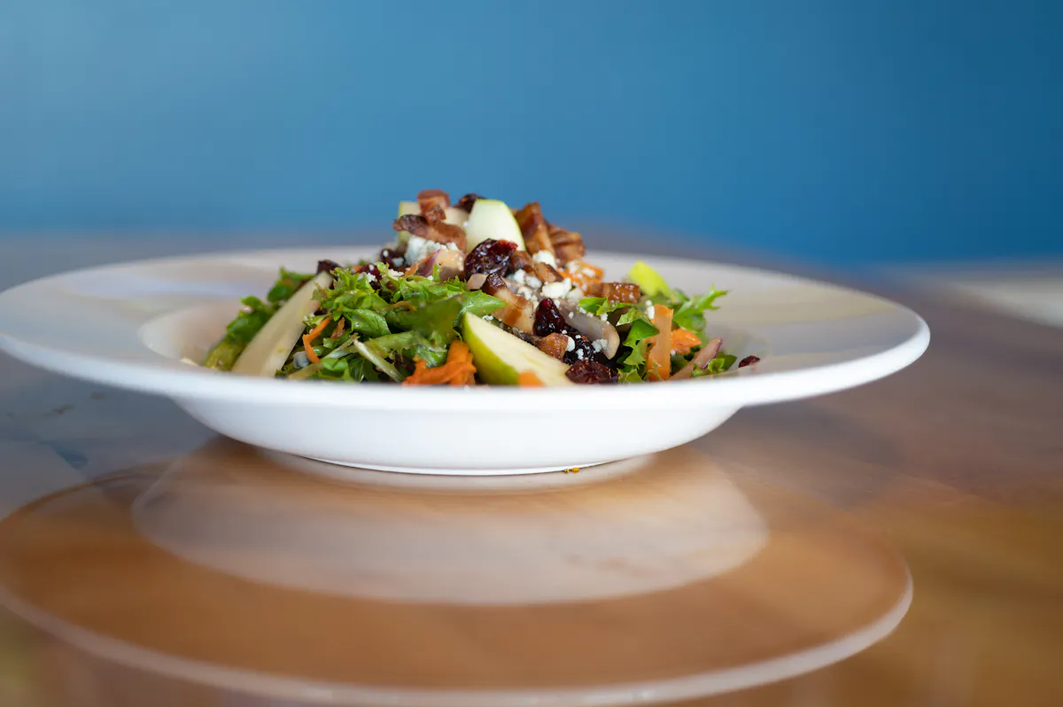 a plate of food with broccoli