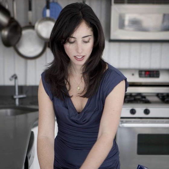 Silvana Nardone in a black pan on a stove top oven