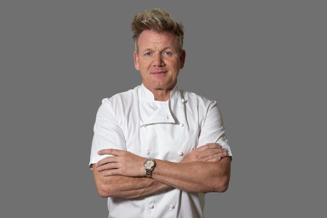 Gordon Ramsay posing for the camera