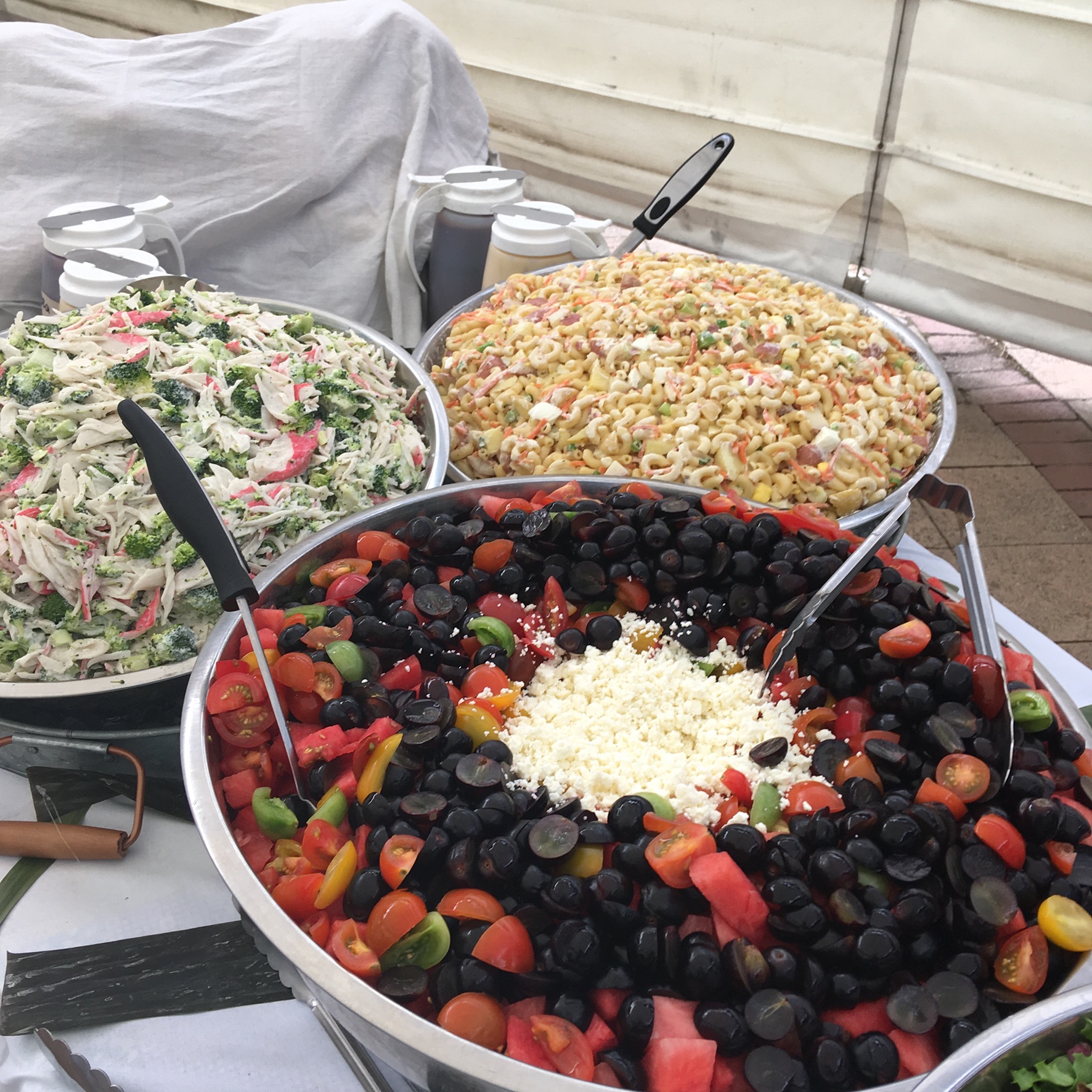 a bowl of food on a table