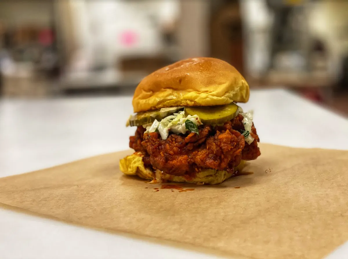 a chicken sandwich