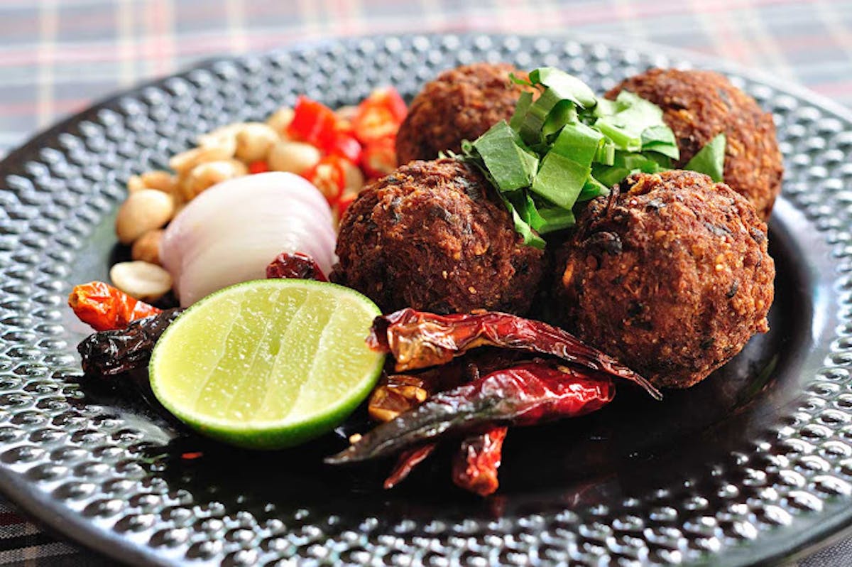 a plate of food
