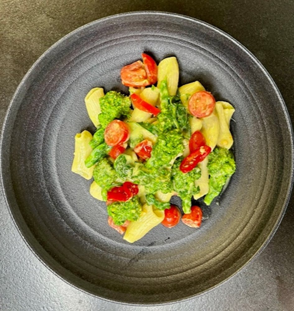 a bowl of food on a plate