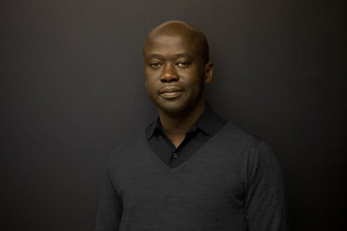 David Adjaye looking at the camera