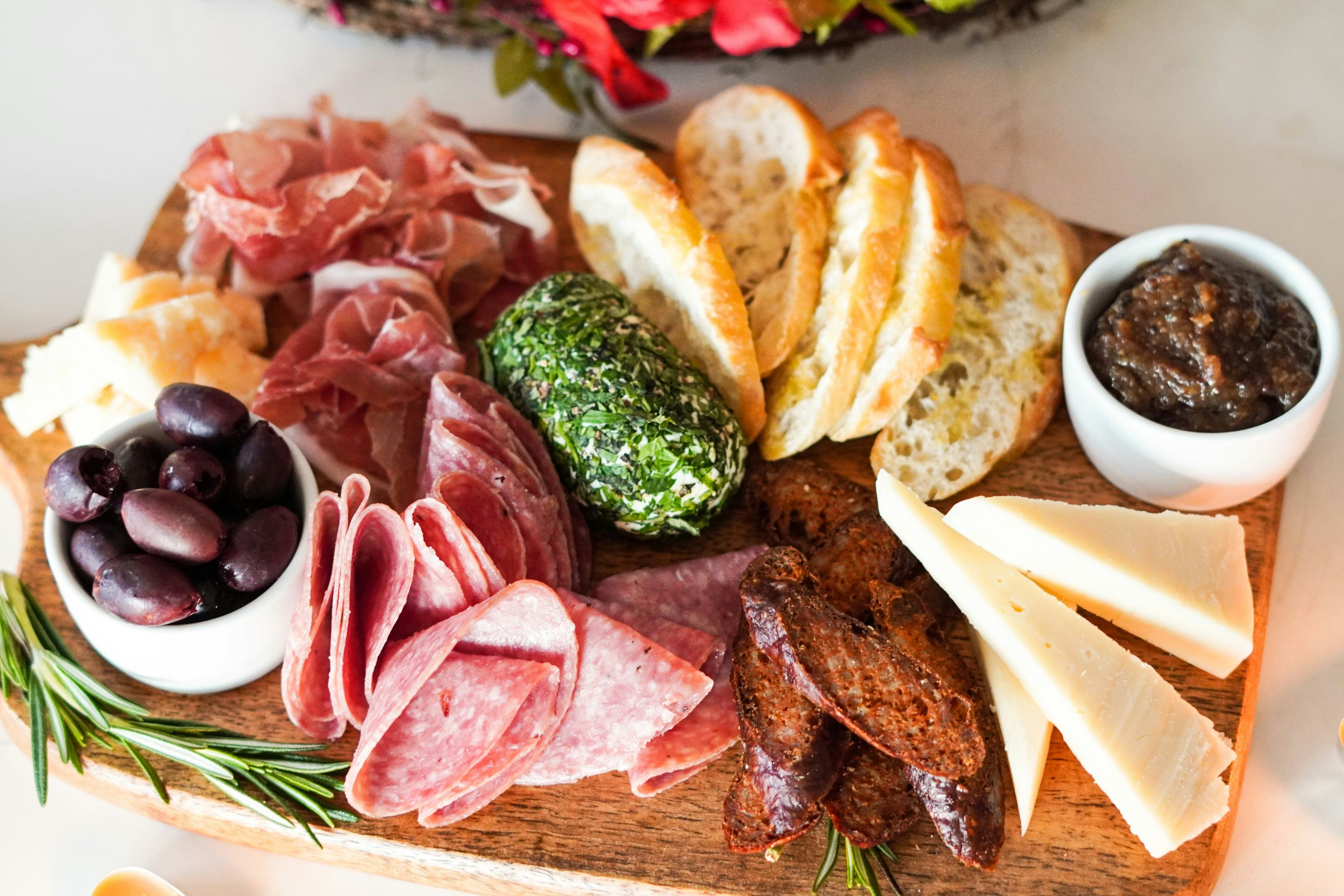 a plate of food