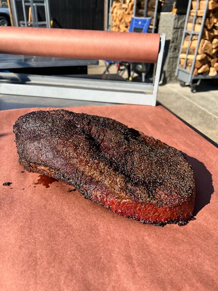 Smoked Prime Brisket at Smokin' Pig