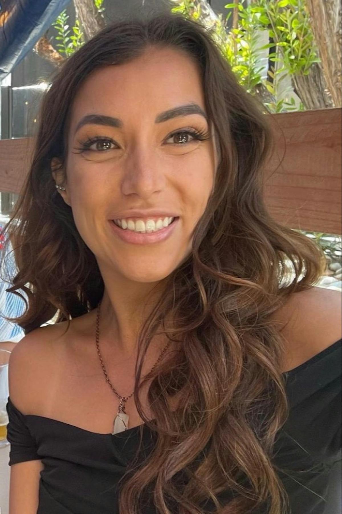a woman smiling for the camera