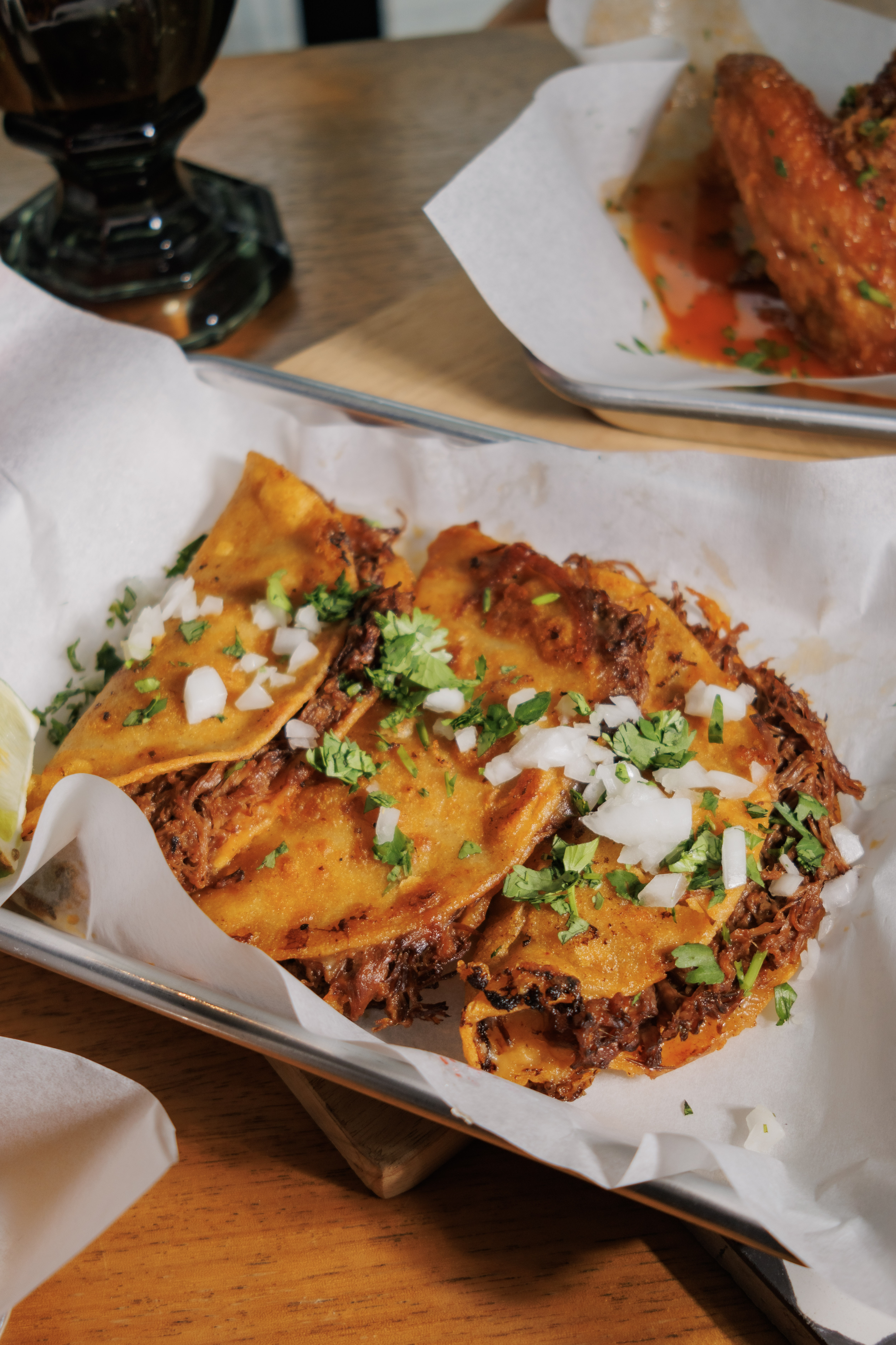 a close up of a plate of food on a table