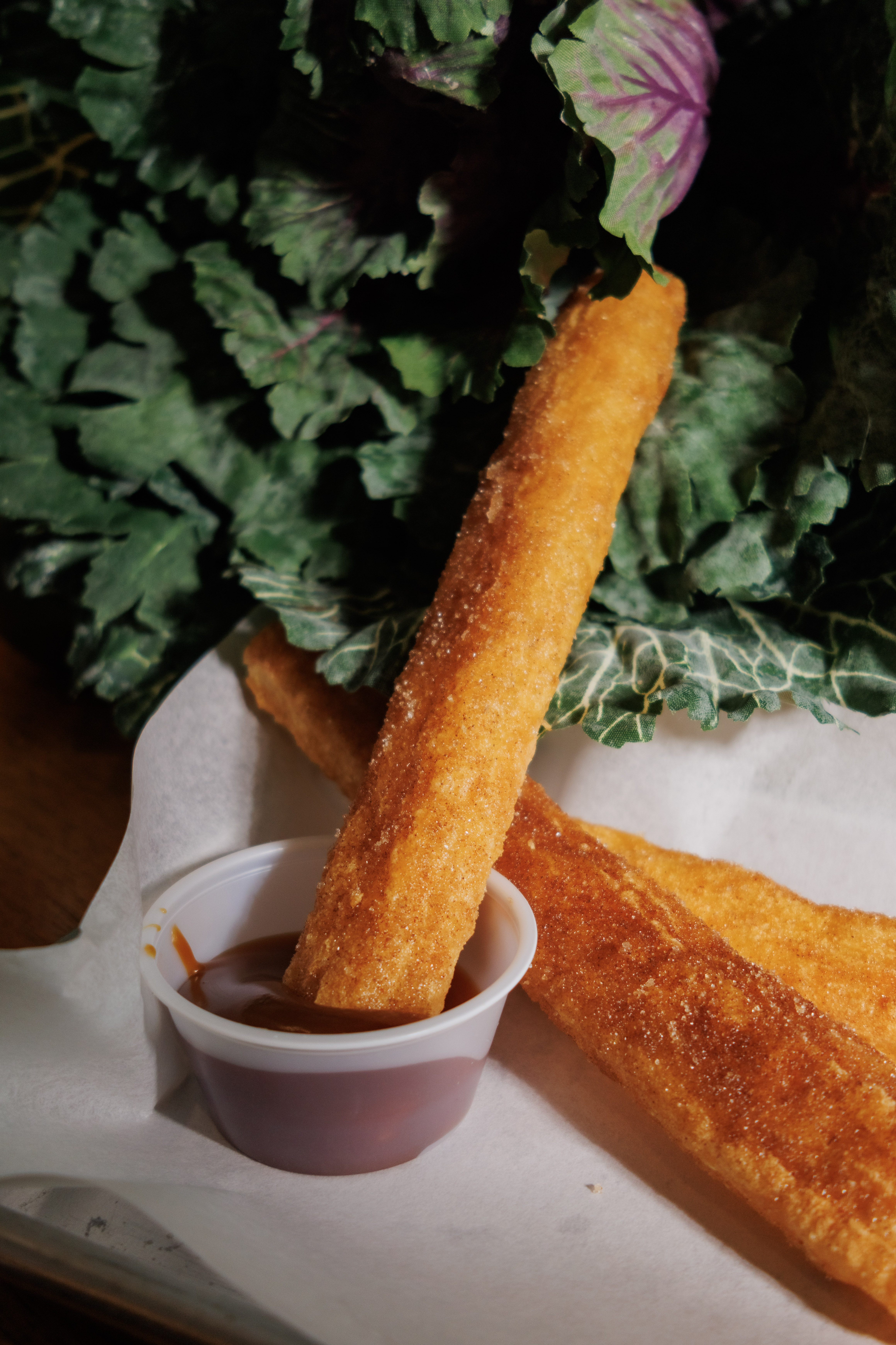 a piece of bread on a plate