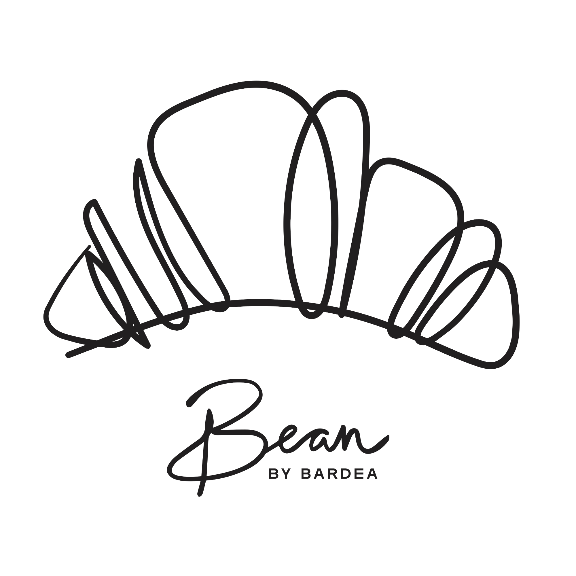 a logo of a croissant
