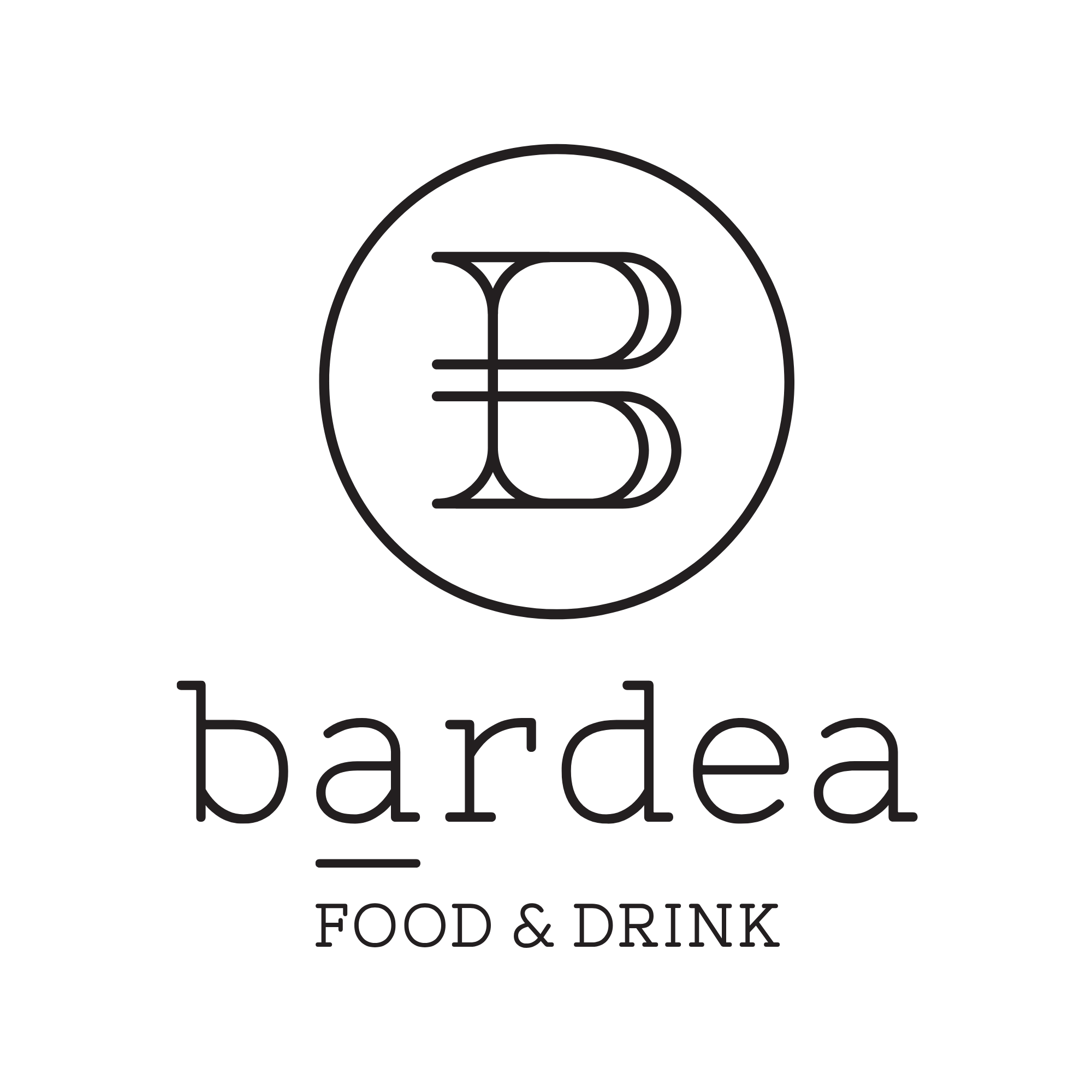 a black and white logo