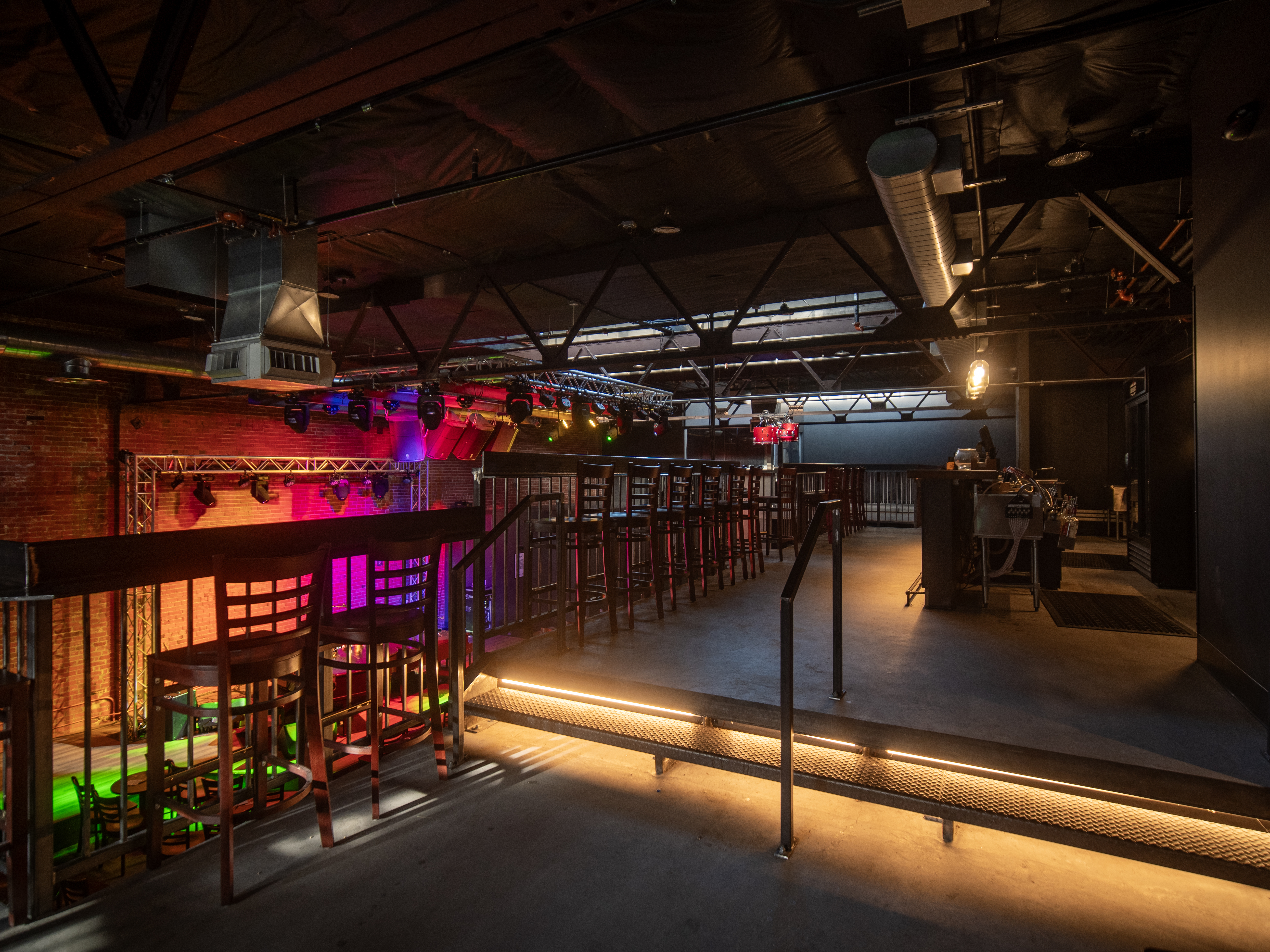 a close up of a train station