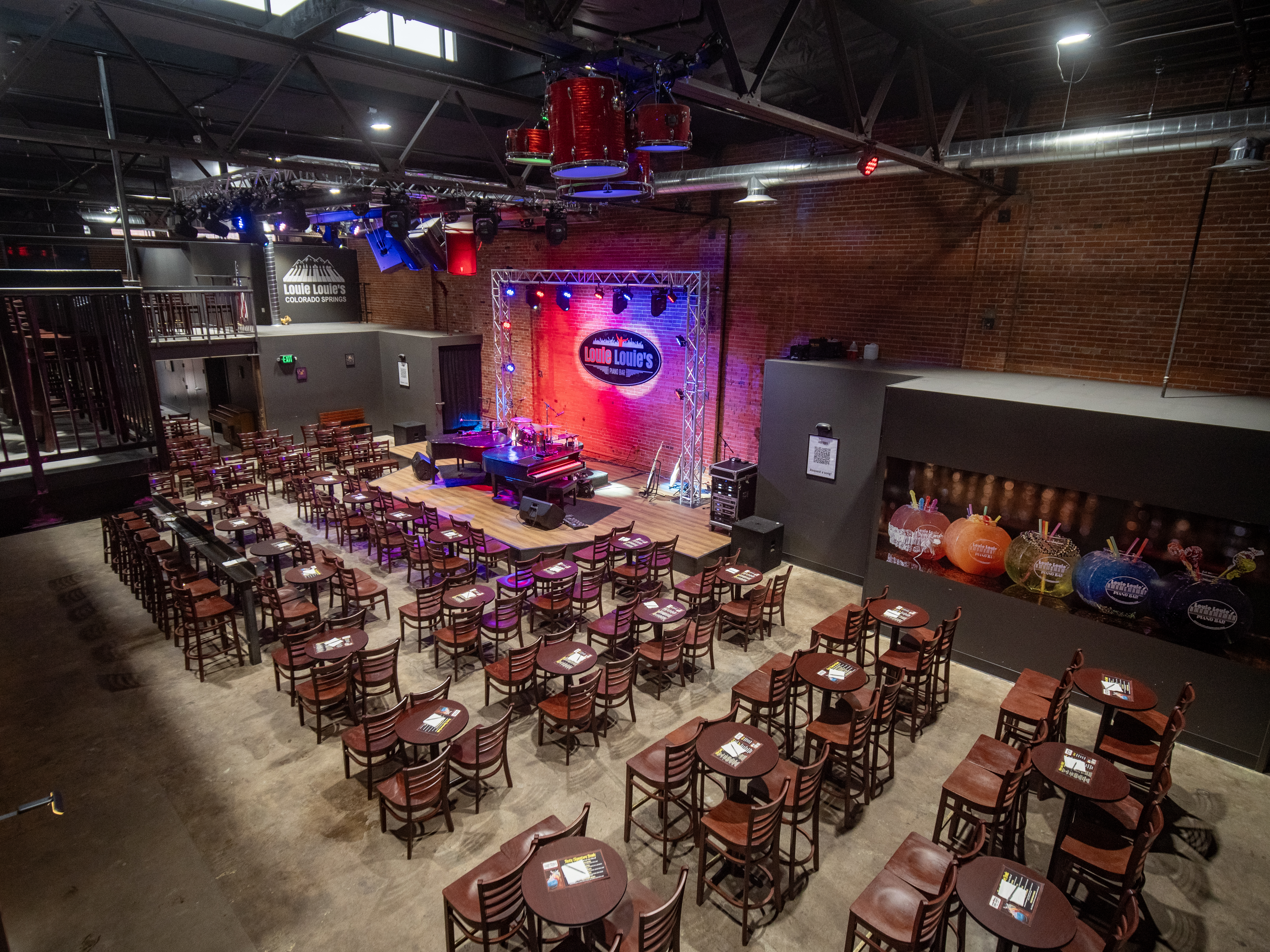 a group of people in a room