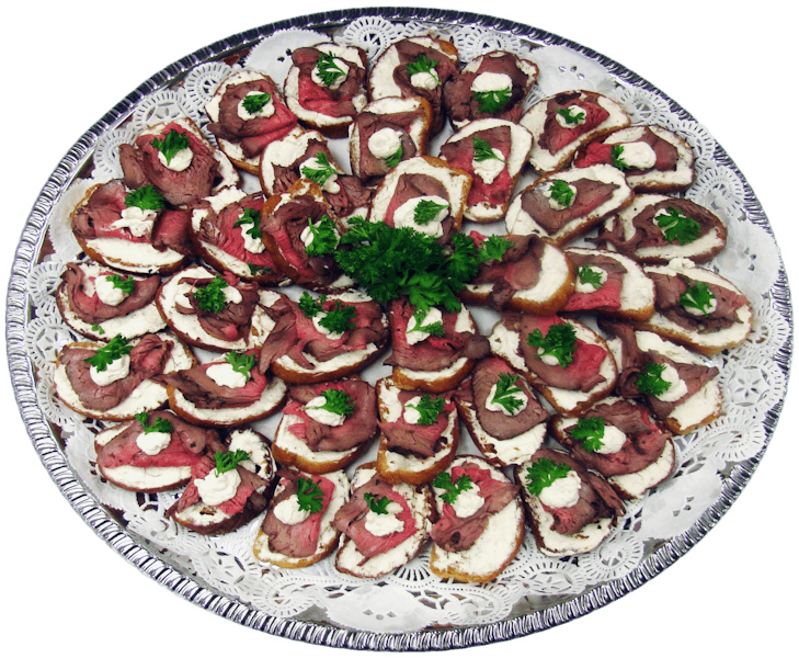 Chilled Beef Tenderloin Crostini Deli Double