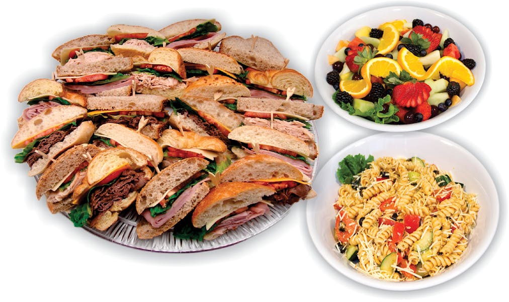 Assorted Deli Sandwich Buffet with 2 Salads 12.99 Deli Double