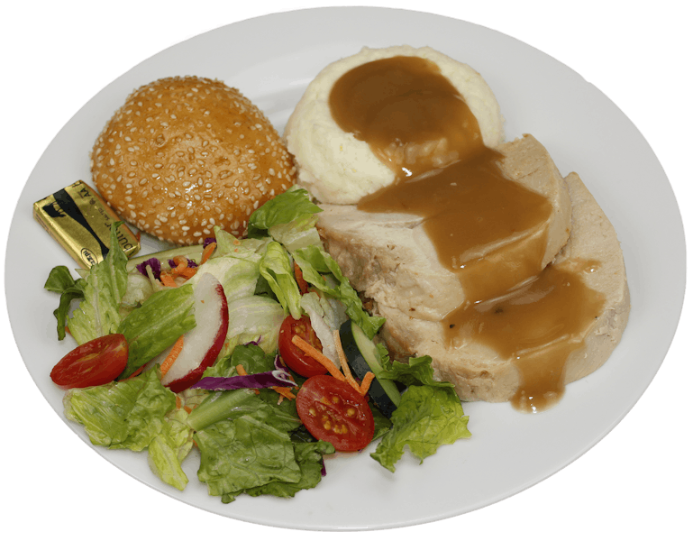Oven Roasted Turkey with Gravy 14.99 Deli Double