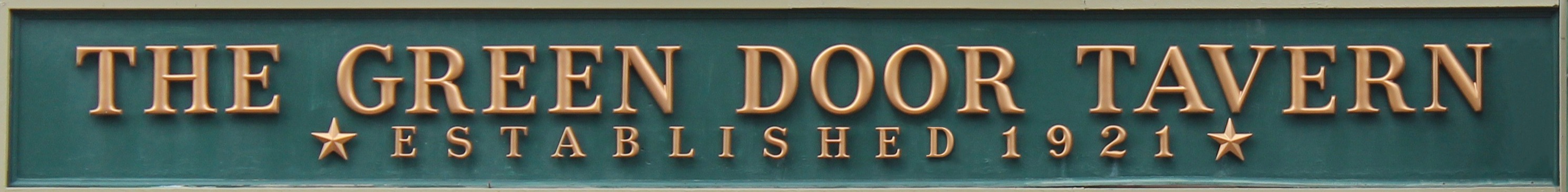 a sign on the side of a building