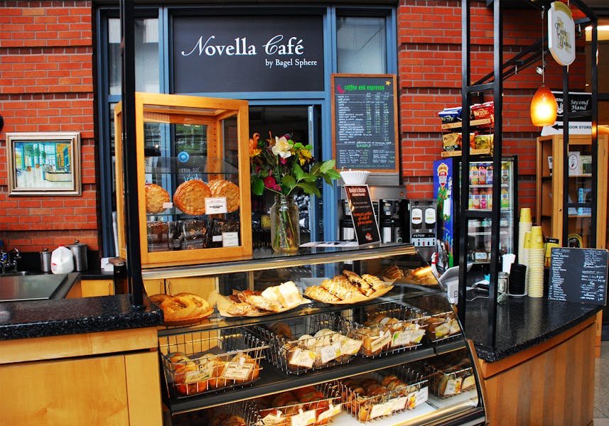 Novella Cafe Hours + Location Bagel Sphere