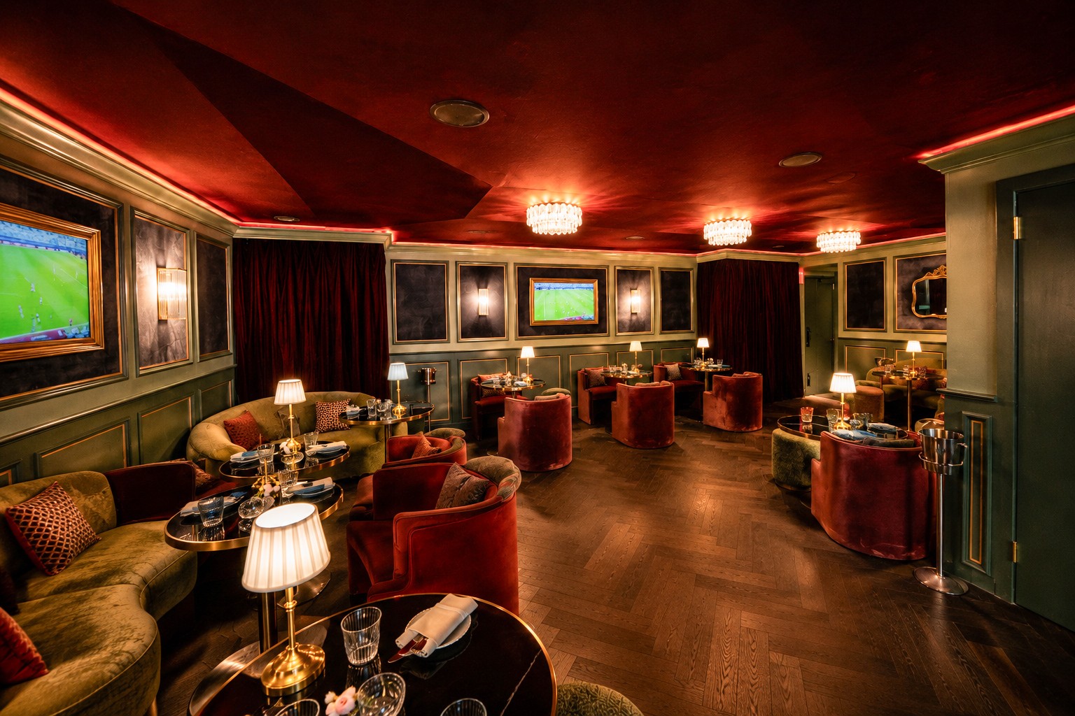 The Gallery Lounge at Maison Madison with comfortable seating and sophisticated decor