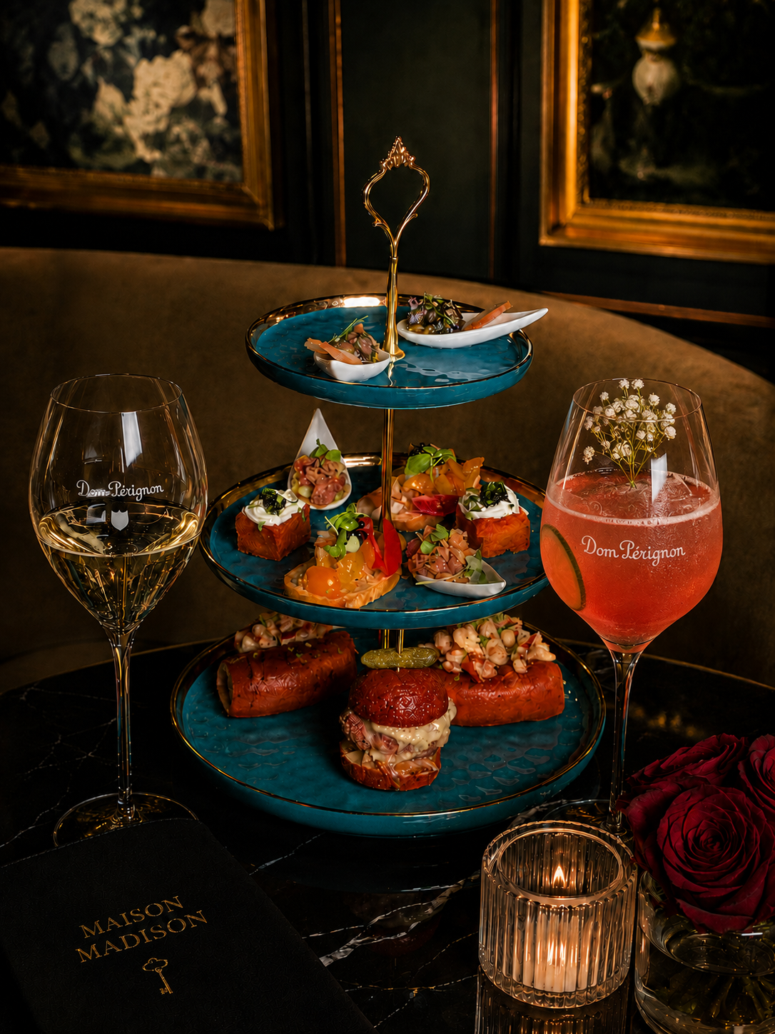 The Dom Pérignon and Luxe Tasting Tower Experience at Maison Madison