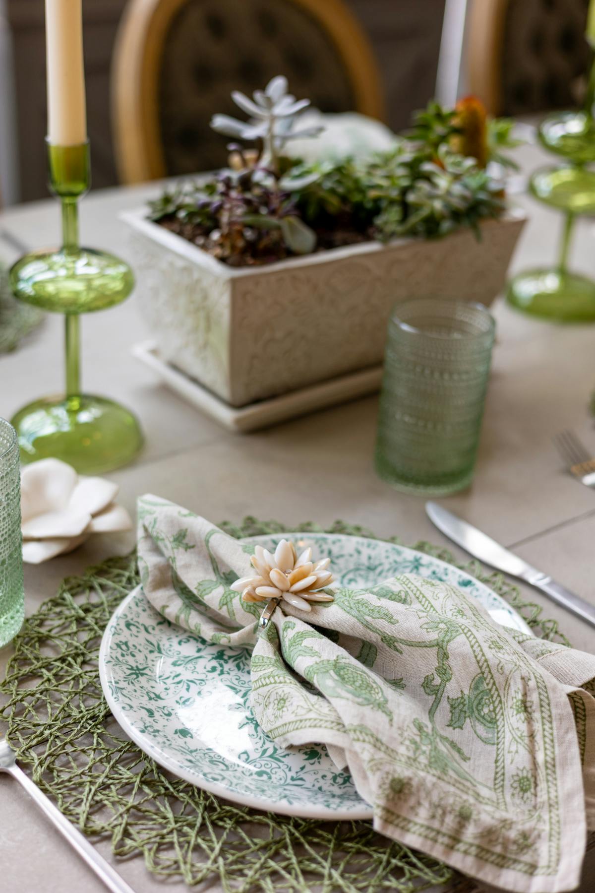 a plate of food on a table