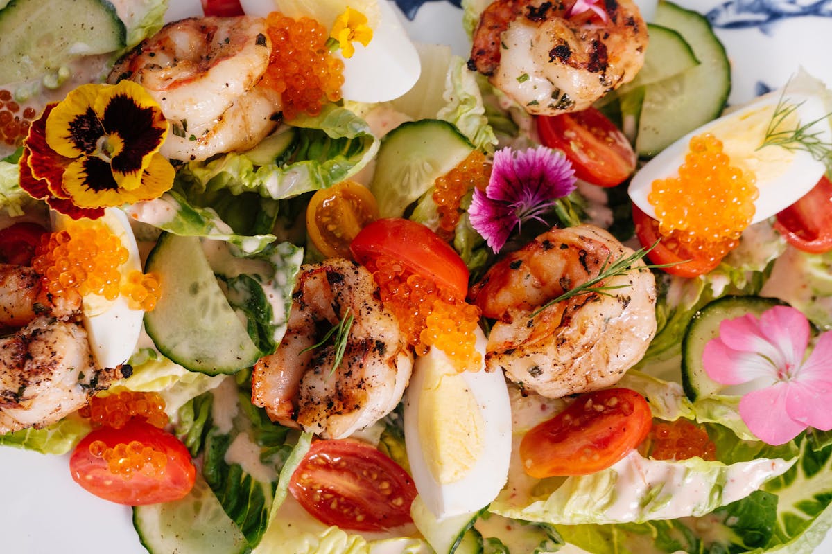 a plate of food